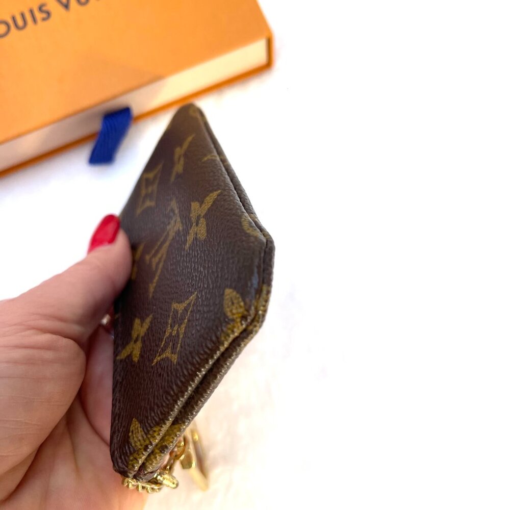 Louis Vuitton Monogram Pochette Clé ЕР3007 Coin & Key Case Z zgriffin58 - Picture 8 of 12